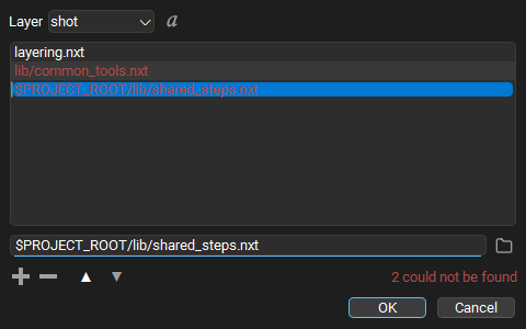 Typing a reference that uses an environment variable